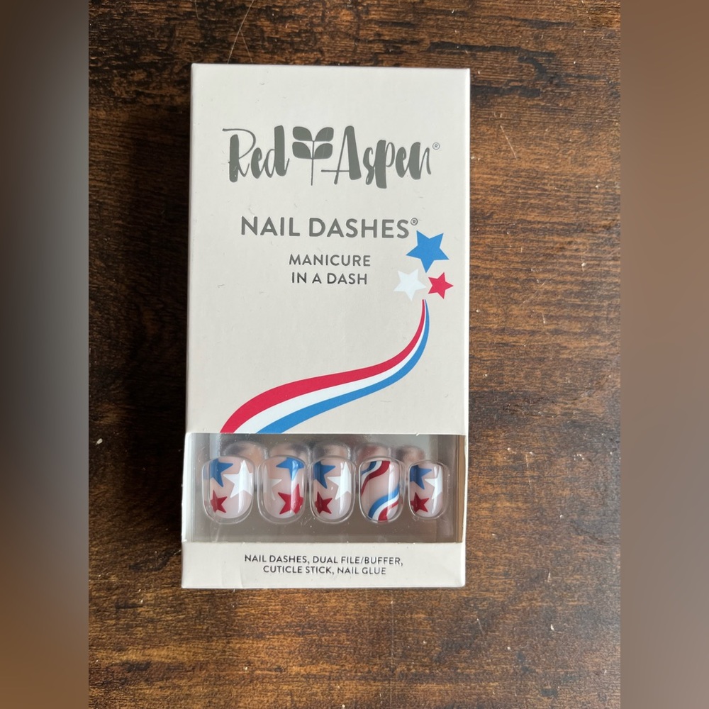 Red Aspen Nail Dashes - Summertime Izzy